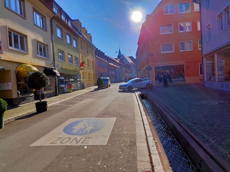 Quiet street, Freiburg Quiet street, Freiburg