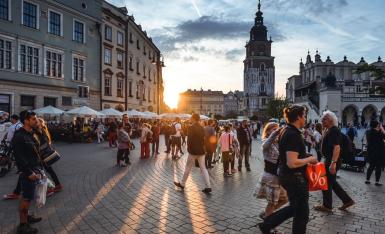 Krakow city centre