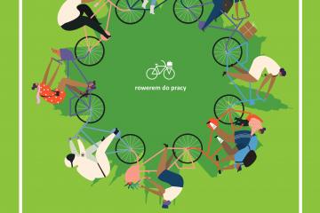 Krakow Cycle to work poster