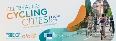 Celebrating Cycling Cities banner Event banner