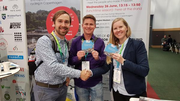 Helsinki representatives at Velo-city 2019 Helsinki representatives at Velo-city 2019